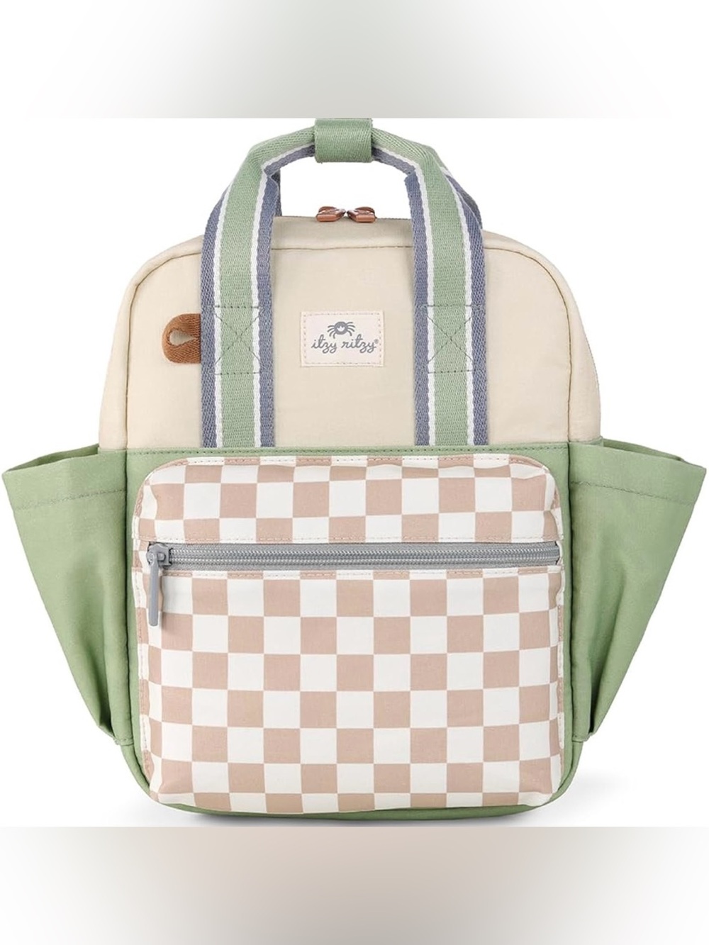 Itzy Ritzy Toddler Backpack, Checkerboard